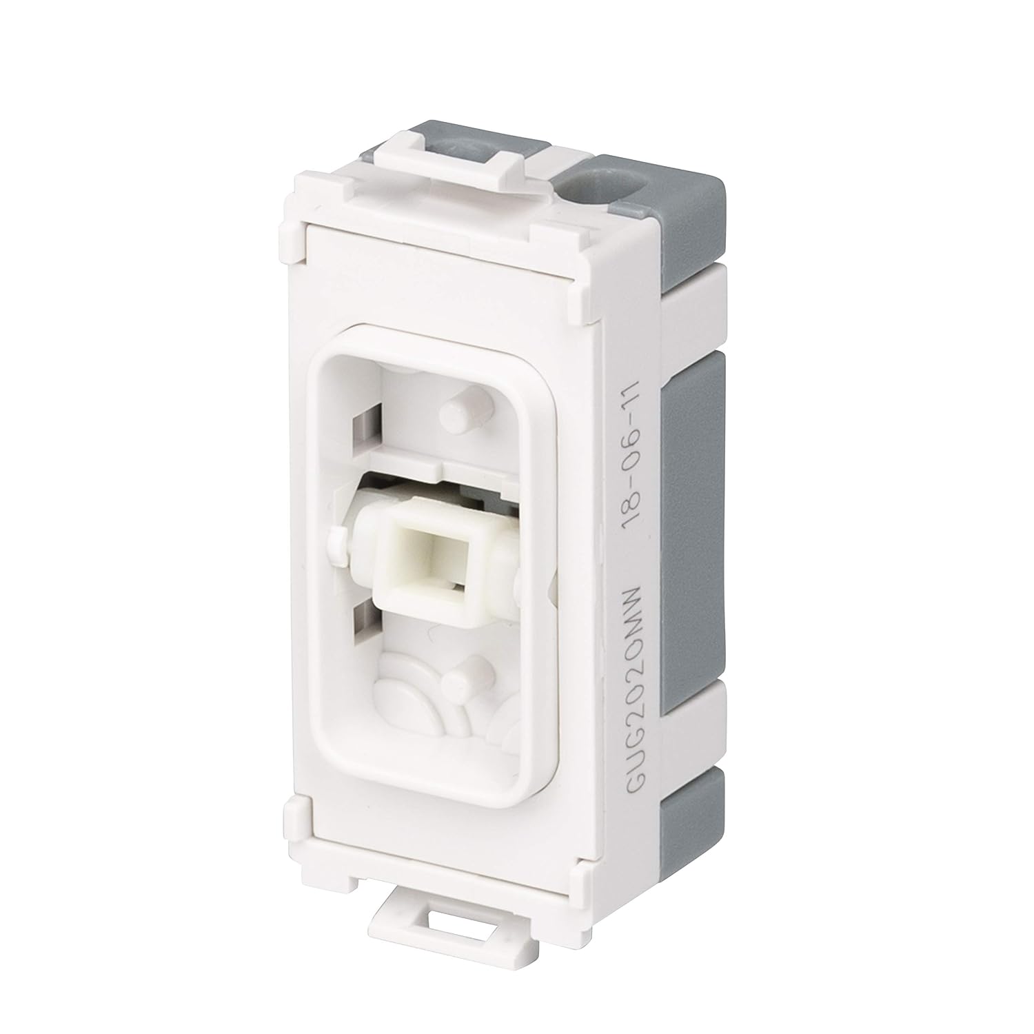 Schneider Electric Ultimate Grid System - Single 2 Way Switch Module, 20AX, GUG2020MW, White, Pack of 6 - Image 3