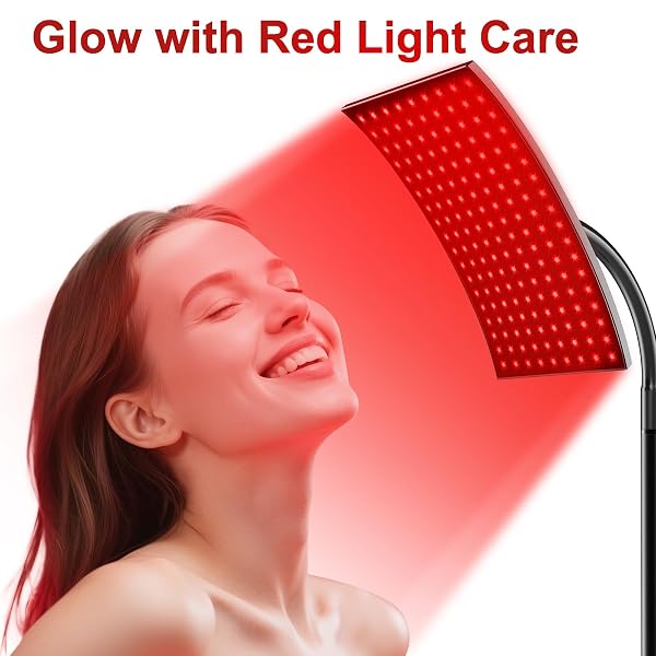 RED LIGHT THERAPY FOR BODY FACE, INFRARED LIGHT THERAPY LAMP WITH ADJUSTABLE STAND, 660NM AND 850NM NEAR INFRARED LED LIGHTS PANEL, RED INFRARED LAMP FOR FULL BODY, GIFT FOR MEN WOMEN