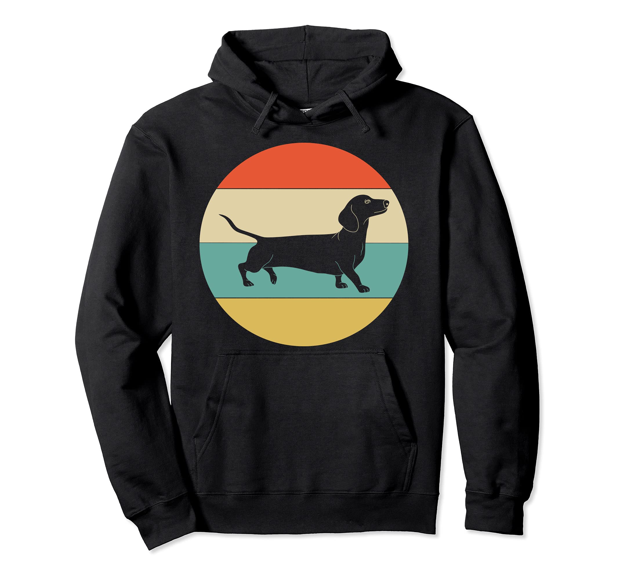 Vintage Retro Dachshund Dog Pullover Hoodie