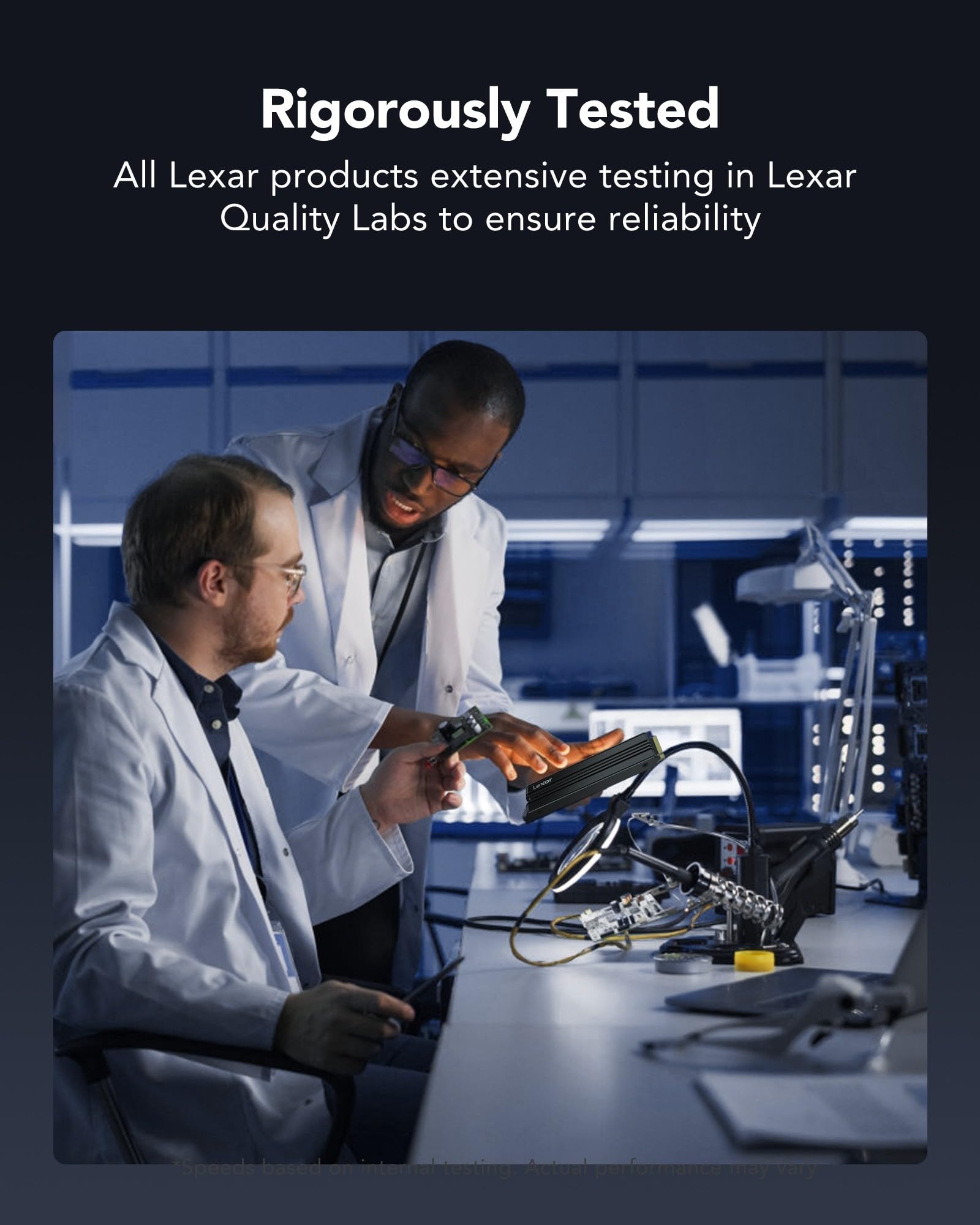 Lexar NM790 2TB Interne SSD mit Kühlkörper, M.2 2280 PCIe Gen4x4 NVMe 1.4 SSD, Bis zu 7400MB/s Lesen, 6500MB/s Schreiben, Interne Solid-State-Laufwerk für PS5, PC, Laptop (LNM790X002T-RN9NG) 6