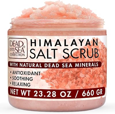 Dead Sea Collection Body Scrub Himalayan Pink Salt Dead Sea Minerals 660g