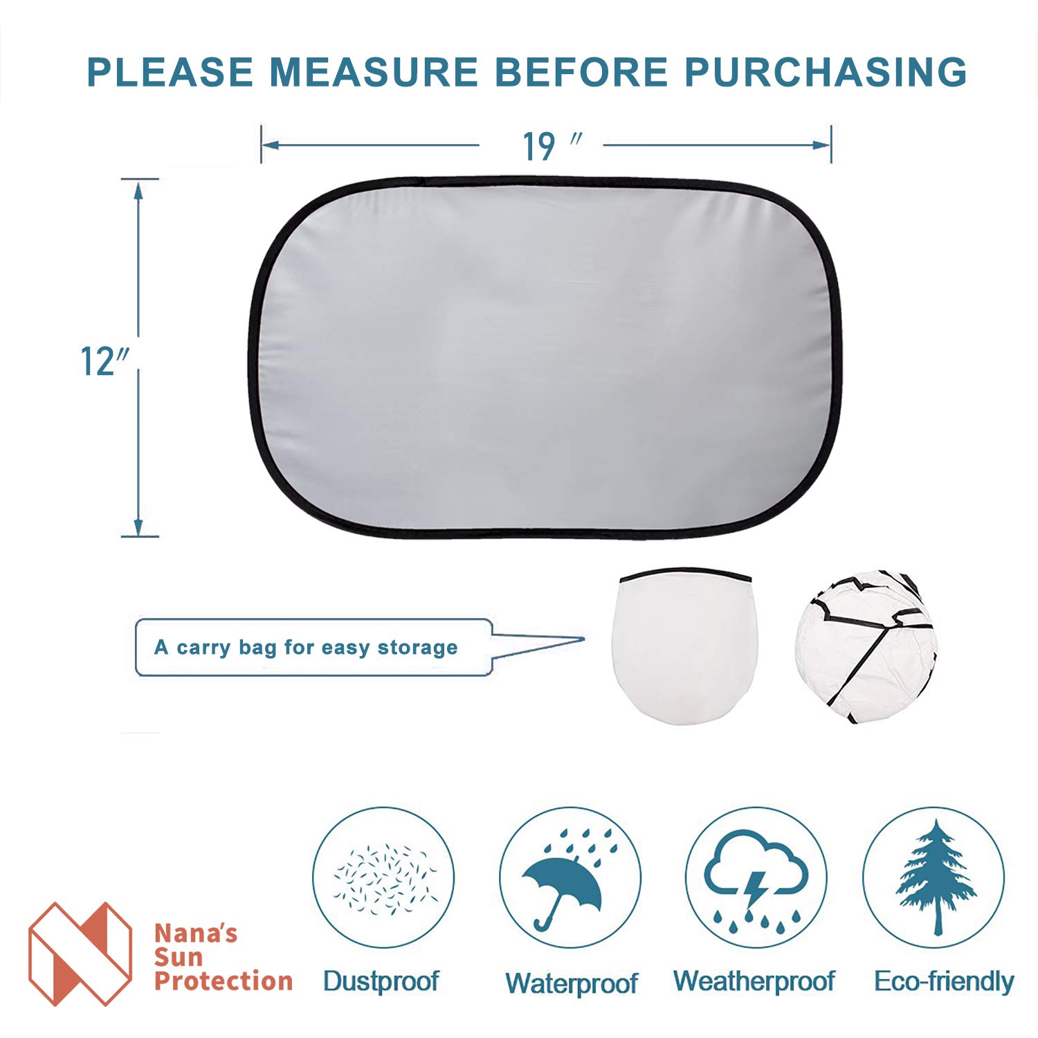 Total Blackout Sun Shade (4 Pack)-19\