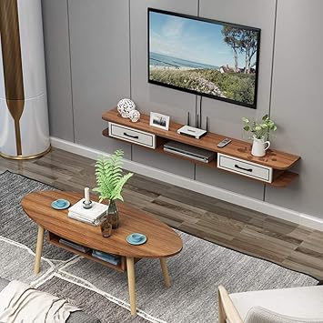 Mueble Tv De Pared Estantes Flotantes Estante De La Pared Set Top