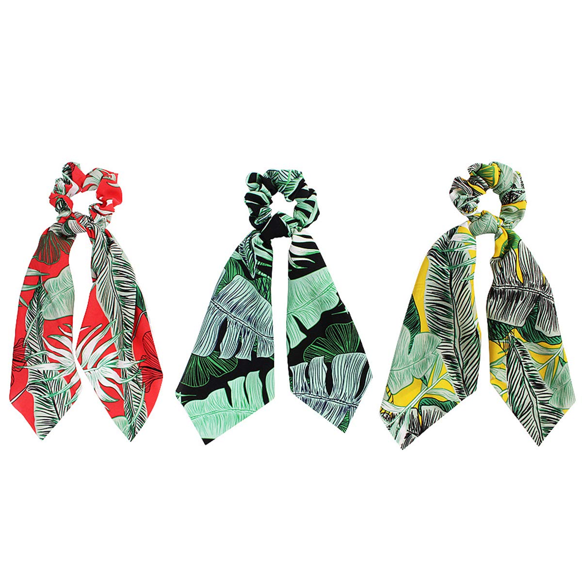 Amazon Com Hair Scarf Silk Scrunchies Ponytail Satin Silk Hair