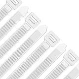 Oksdown White Nylon Cable Ties 500mm x 7.6mm 55kg Tensile 100 Pack