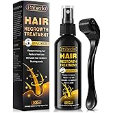 5% Minoxidil Hair Growth, Minoxidil Spray For Beard Growth Serum, Hair Growth oil Spray, Treating Hair Loss For Thicker Longer Fuller Healthier Hair, 3.38 Oz