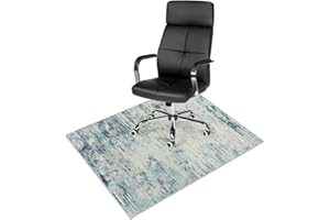 Anidaroel 36"x48" Abstract Office Chair Mat for Hardwood Floor, Anti-Slip Desk Chair Mat for Hard Floors, Under Desk Rug for Rolling Chair, Computer Chair Mat, Large Floor Protector Rug