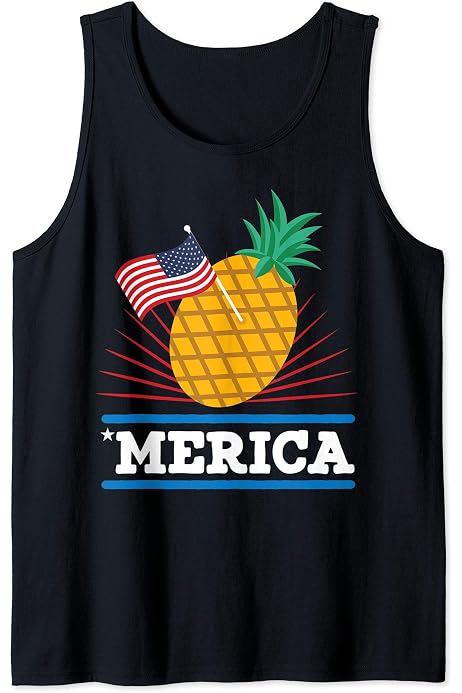Patriotic American Flag Cap Hat & Sunglasses Graphic Tee - 4th Of July Merica T-Shirt For Men, 100% Cotton