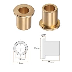 HARFINGTON 2pcs Flange Bearing Sleeve 13mm Bore