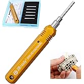 JRready DRK-HD10A(09990000012) HARTING Connector Pin Tool KIT Contacts Extractor Tool Terminal Extraction Tool KIT Removal Harting/TE Heavy duty HAN D 10A Solid Contacts, Inner diameter of tube:0.102&Prime;