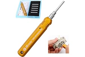 JRready DRK-HD10A(09990000012) HARTING Connector Pin Tool KIT Contacts Extractor Tool Terminal Extraction Tool KIT Removal Harting/TE Heavy duty HAN D 10A Solid Contacts, Inner diameter of tube:0.018