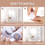 Akynite Hollywood Mirror Lights 10 LEDs USB 3 Colors 10 Brightness Dimmable view 6