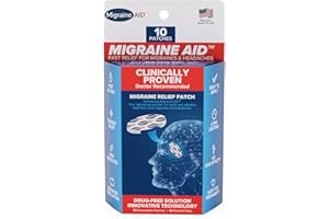 Migraine AID Migraine Relief Patches - Fast Acting, Non Medicated Support for Head Tension, Easy to Apply Headache Patches, S