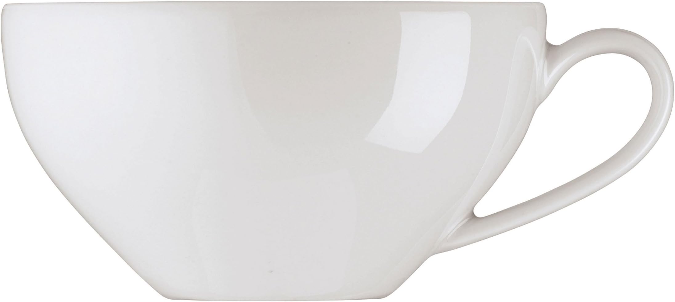 Arzberg Form 2000 Teacup, Breakfast Cup, Tea Cup, Porcelain Cup, White, Porcelain, 200 ml, 42000-800001-14642