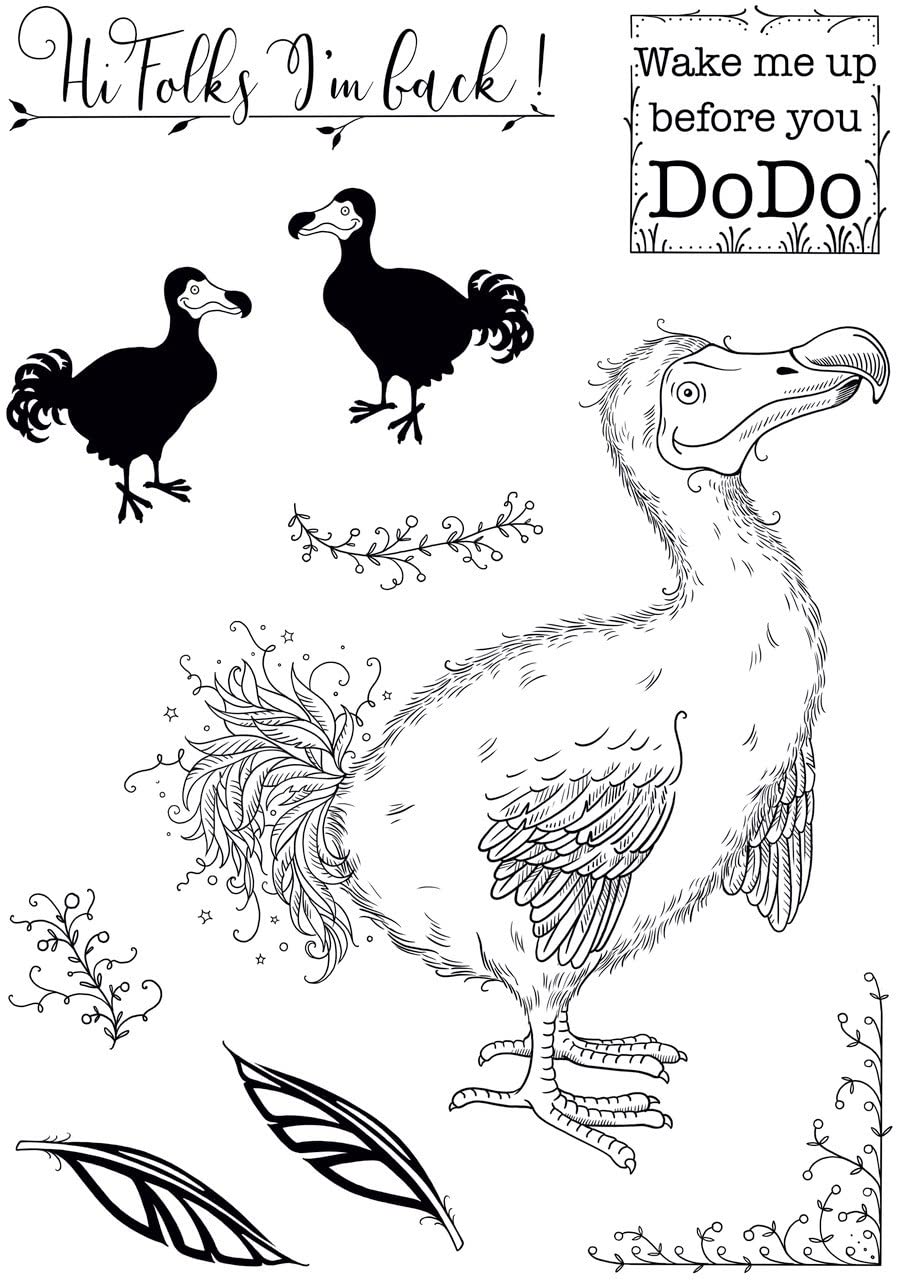 Pink Ink Designs - Cookie Dodo - Clear Stamp Set, Transparent, A5 (PI170)