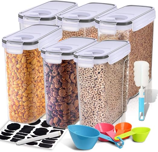 cereal storage jars