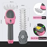 WORKPRO 2 in 1 Cordless Hedge Trimmer Grass Shear 7.2V 2000mAh Pink view 8