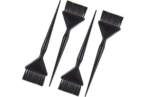SALON SUPPLY CO Classic Hair Dye Brushes - 4 Standard Size Tint Brushes for Hair Color - Hair Dye Brush Applicator - Hair Coloring Brush - Color Brushes for Hair Salon - Highlight Brush