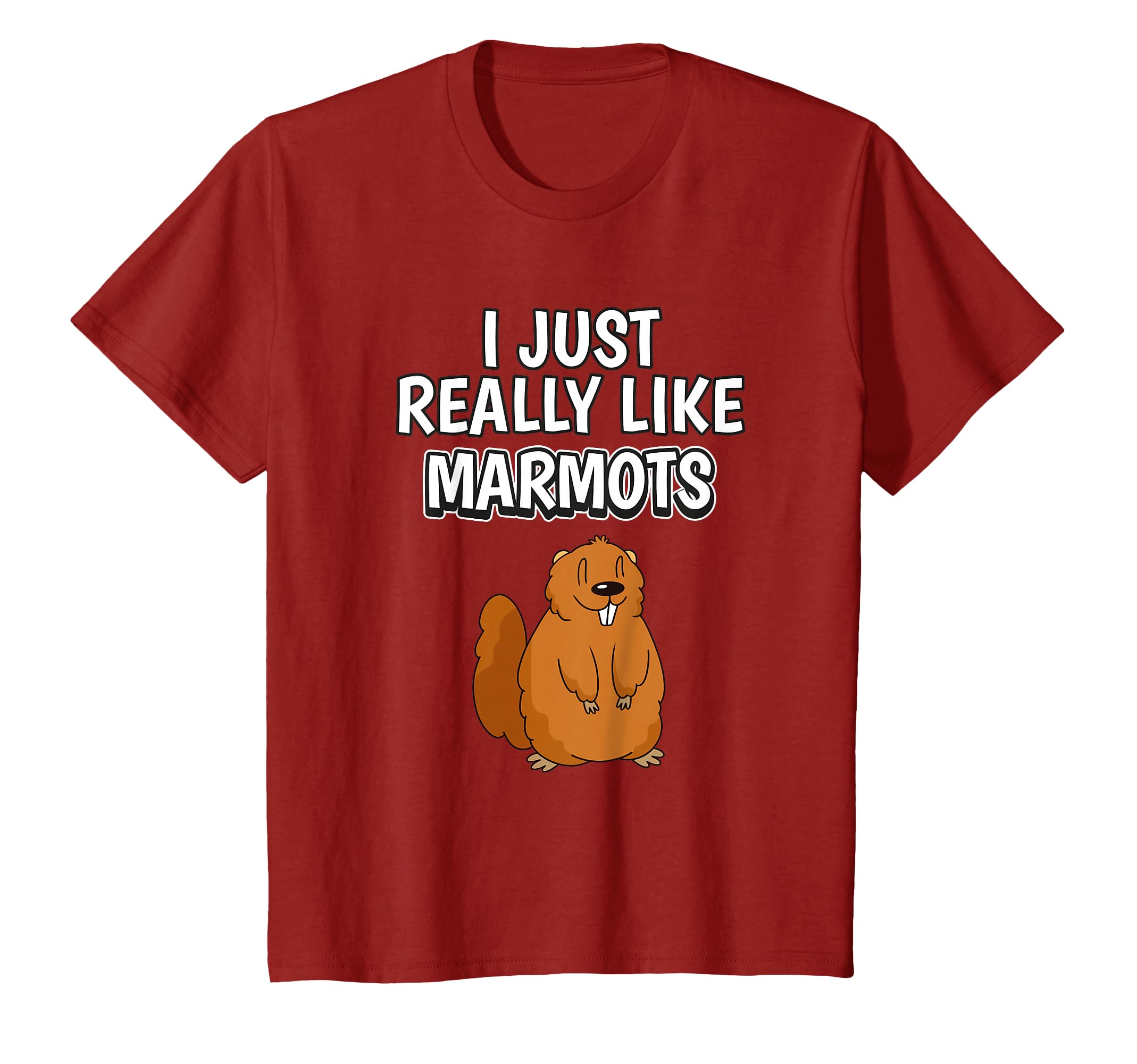 Marmot Quote I Just Really Like Marmots Clothes Marmot T-Shirt