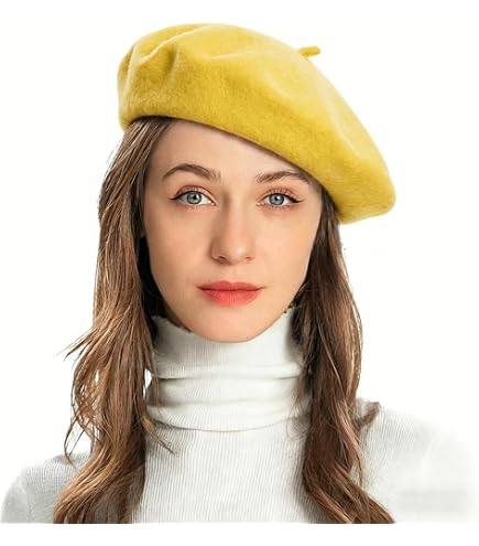 jAc Black Beret 100% Wool French Parisian Hat at Amazon  display picture 1