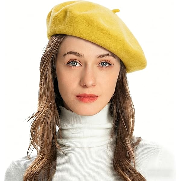 Classic French Artist Beret for Women Wool Beret Hat Solid  display picture 3