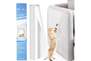 Cat Scratch Protector, Transparent Sofa Guard, Self-Adhesive Scratch Tape, Cat Scratch Shield, Furniture Scratch Guard - One-