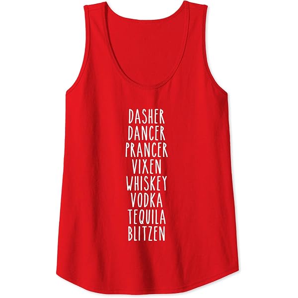 Women's Dasher Dancer Vodka Tequila Print T-Shirt - Casual Short Sleeve Blouse, Loose Fit - View #9