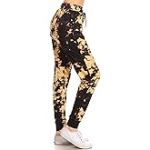 Leggings Depot Premium Women's Joggers Popular Print High Waist Track Pants (S-XL) BAT5