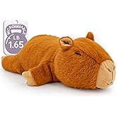 Marysun Microwavable Capybara Stuffed Animal - Weighted Stuffed Animal Plush, Heating Pad, Cozy Gift for Girls|Women|Kids|Elder People