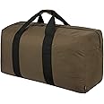 Vorspack Extra Large Duffle Bag for Travel - 100L Duffel Bag for Men Gear Bag for Storage Foldable Weekender Bag for Overnight Camping - Khaki