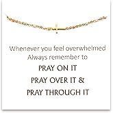 STORYJEWELLERY 925 Sterling Silver Cross Bracelet for Women, Religious & Christian Gifts for Women, Easter Confirmation and Baptism Gift, Christian Jewelry