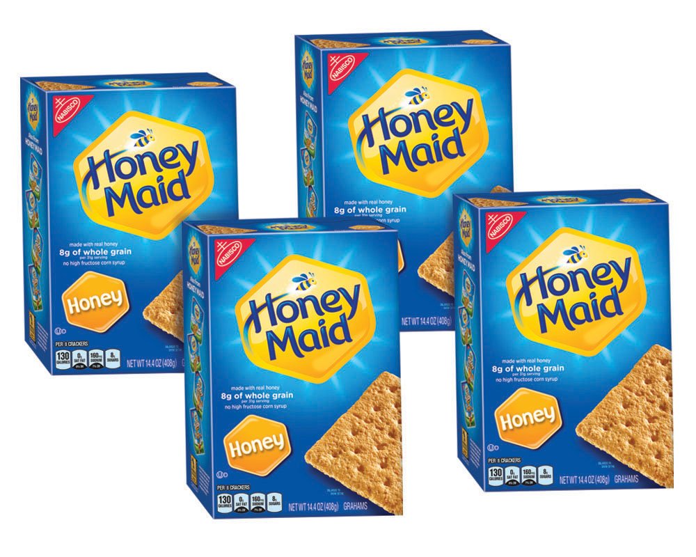 Honey Maid Graham Crackers (14.4Ounce Boxes 4Pack) 4 Pack Fox and