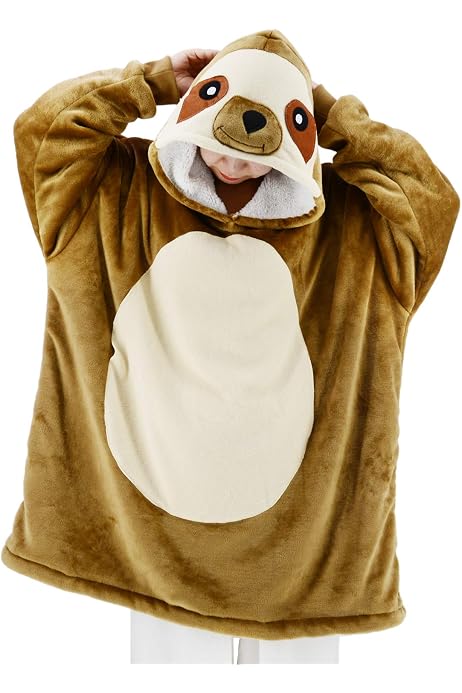 vavalad Sloth Wearable Blanket 