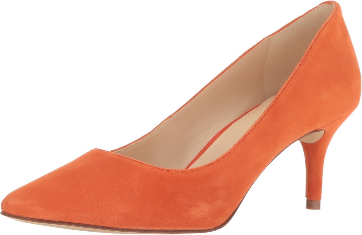 nine west orange pumps