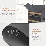 Lifewit Over the Door Storage 10-Section Clear Organizer 40 lb Load Grey view 5