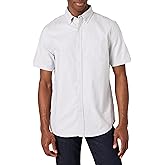 Amazon Essentials Men's Regular-Fit Short Sleeve Stretch Oxford Shirt with Pocket