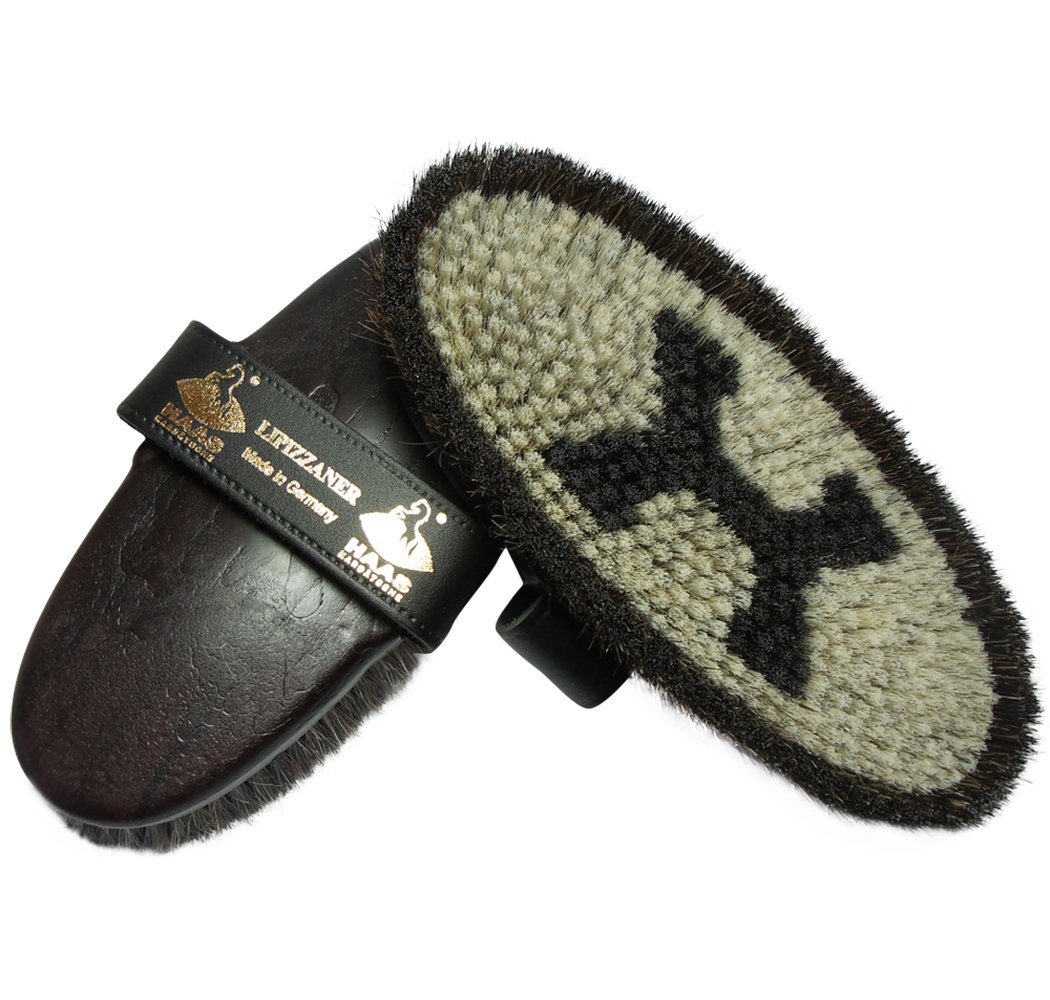 Brush for horses Lipizzaner with rosshair from Haas
