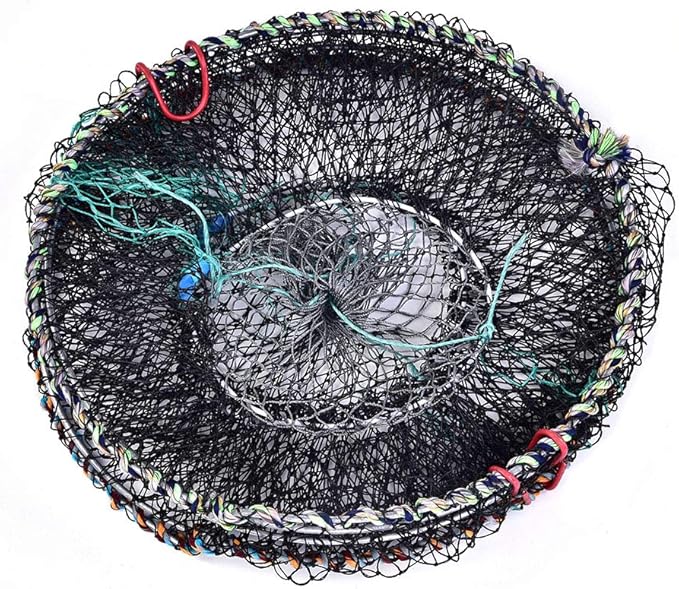 SOONHUA Collapsible Crab Basket Great Trap Net for Catching Crabs