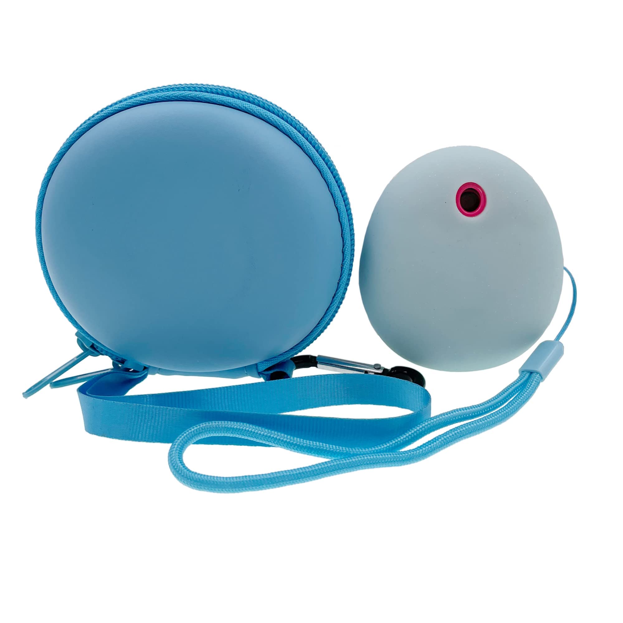 xcivi Hard Carrying Case and Silicone Skin Shell Cover for Tamagotchi Pix Virtual Interactive Pet Game Machine (Blue)