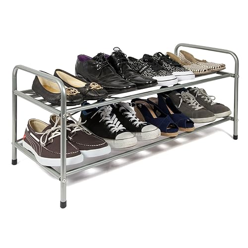 2 Tier Shoe Rack Amazon.co.uk