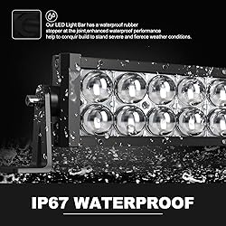 DOT 5D Curved 32" 180W Led Light Bar+2x 4 60W Led