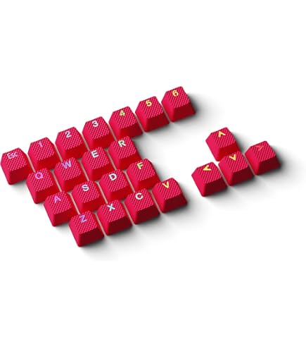 Amazon.com: Tai-Hao Rubber Gaming Keycaps ZXCV - Neon Green