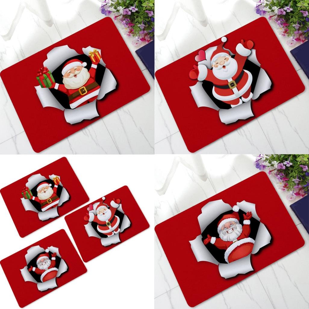 Nursery A Fabal 3D Christmas Dining Room Carpet Shaggy ...