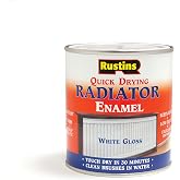 Rustins Quick Drying Radiator Enamel Gloss White 500ml | 16.9 Fl. Oz.