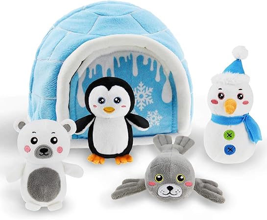 Amazon おしゃべりぬいぐるみ ホッキョクグマ ペンギン シール 雪だるま 男の子 女の子 幼児に理想的なギフト ぬいぐるみ おもちゃ