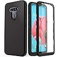 AMENQ Case for LG K51 Phone, Reflect L555DL/LG Q51 Case, [Built-in Screen Protector] Three Layers Full Body Heavy Duty Shockp