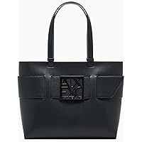 Amazon.com: Armani Exchange Women's Buckle Front Medium Structured