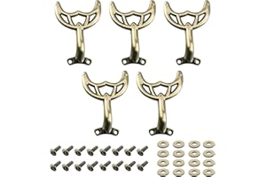Aulpq Ceiling Fan Blades Arm, for 42-Inch Fan Blade, Compatible with 7740200 -Antique Brass, -5 Pcs