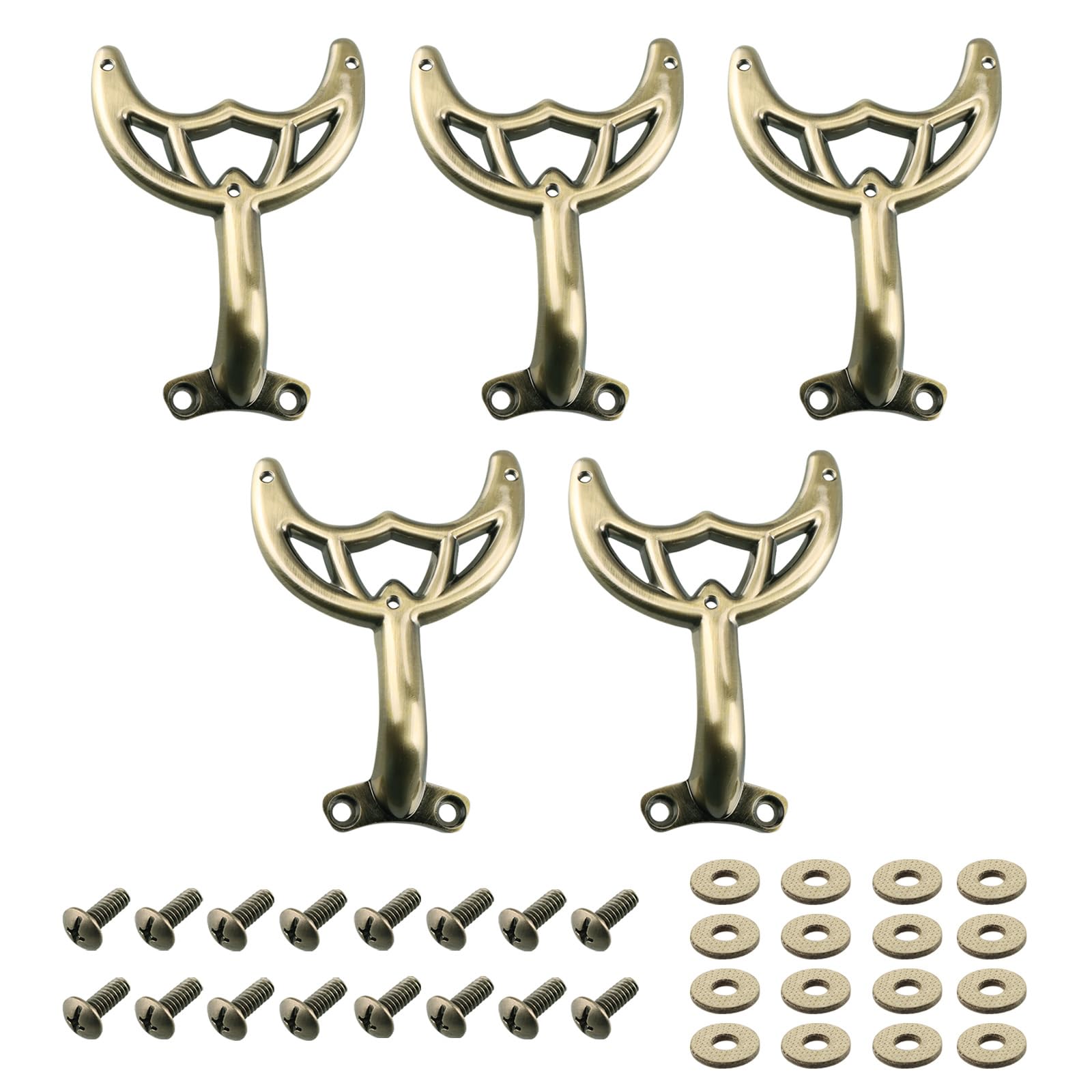 Photo 1 of Aulpq Ceiling Fan Blades Arm, for 42-Inch Fan Blade, Compatible with 7740200 -Antique Brass, -5 Pcs