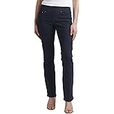 JAG Jeans Women's Peri Mid Rise Straight Leg Pull-on Jeans